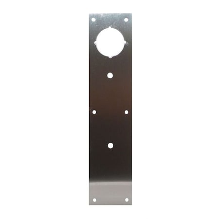 Don-Jo 3-1/2" x 15" Push Plate Cut for Lever CFL70630